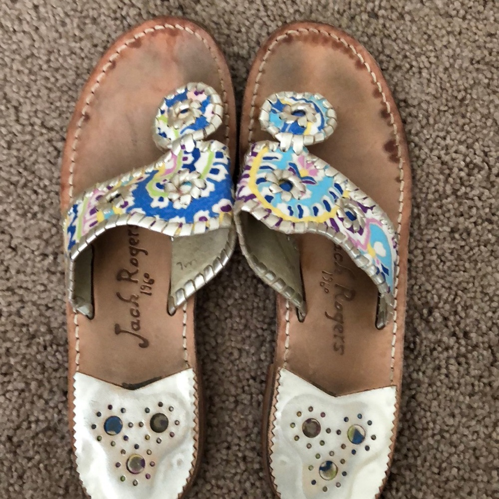 Paisley jack Rogers sandals